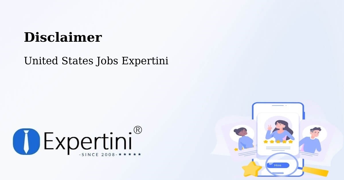 Disclaimer – Paramus - United States Jobs Expertini